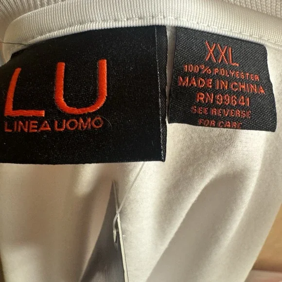 Raffi Linea Uomo Activewear Track Jacket White Men's 2XL TRUSSARDI ITALY NWT - Picture 6 of 6